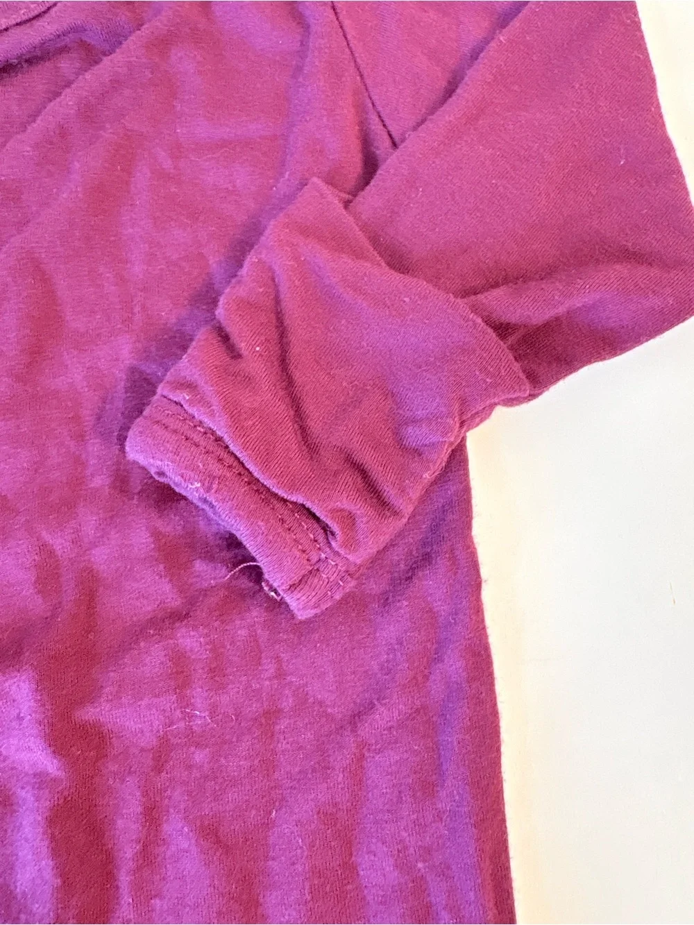 Baby Noah 3-6M Modal tie knot gown in Berry Pink